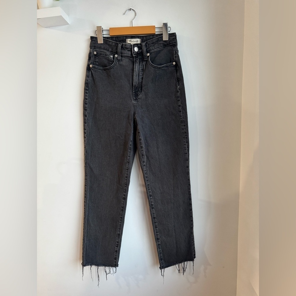 Madewell Curvy Perfect Vintage Straight JeanWashed Black